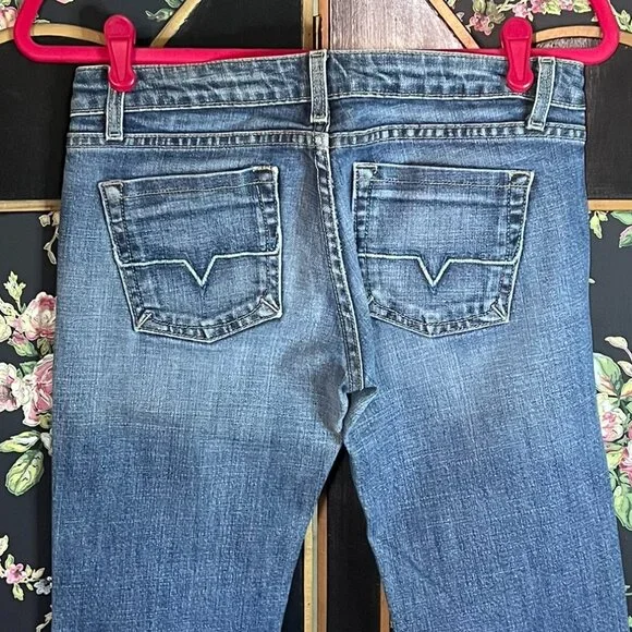 Street Denim Low Rise Bootcut Jeans Size 24 - Picture 4 of 8